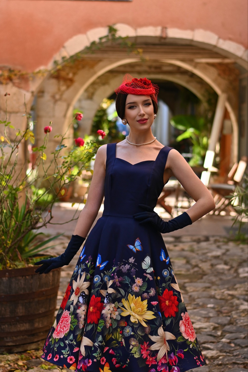 Moonlight Butterfly Swing Dress in Extended Sizing